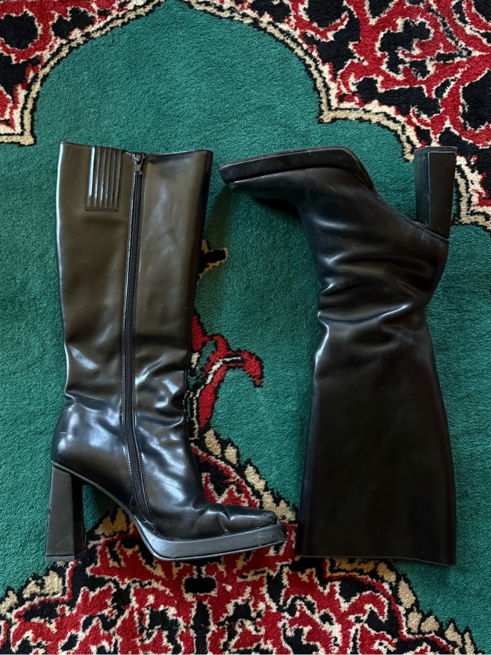 JEFFREY CAMPBELL MAXIMAL BOOTS IN BLACK SIZE 8 (USED/WORN CONDITION) - Picture 4 of 15